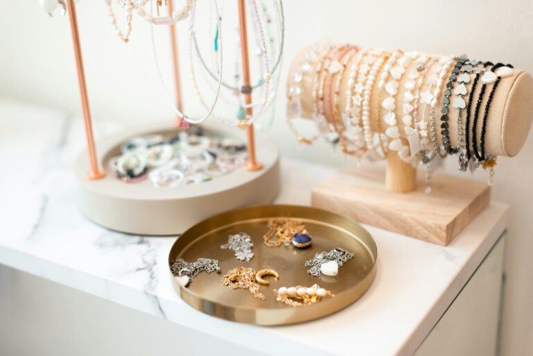 jewelry on display